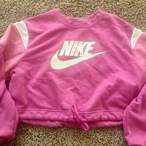 Nike cropped sweater